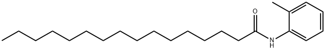 HexadecanaMide, N-(2-Methylphenyl)-结构式