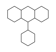 9-cyclohexyl-1,2,3,4,4a,5,6,7,8,8a,9,9a,10,10a-tetradecahydroanthracene structure