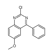 2-chloro-6-methoxy-4-phenylquinazoline结构式