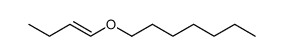 1-[(E)-1-Butenyloxy]heptane structure