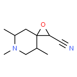 1-Oxa-6-azaspiro[2.5]octane-2-carbonitrile,4,6,7-trimethyl-(9CI)结构式