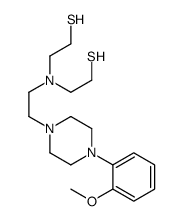 2-[2-[4-(2-methoxyphenyl)piperazin-1-yl]ethyl-(2-sulfanylethyl)amino]ethanethiol结构式