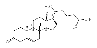 5-CHOLESTEN-3-ONE structure