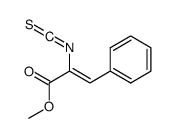 methyl 2-isothiocyanato-3-phenylprop-2-enoate Structure