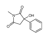 3-hydroxy-1-methyl-3-phenylpyrrolidine-2,5-dione结构式