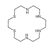 1,4-dithia-7,10,13,16-tetrazacyclooctadecane结构式