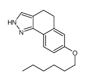 7-hexoxy-4,5-dihydro-1H-benzo[g]indazole结构式