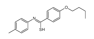 4-butoxy-N-(4-methylphenyl)benzenecarbothioamide结构式