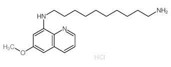 N-(6-methoxyquinolin-8-yl)decane-1,10-diamine structure