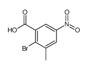 2-bromo-3-methyl-5-nitrobenzoic acid Structure