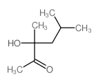 2-Hexanone,3-hydroxy-3,5-dimethyl-结构式