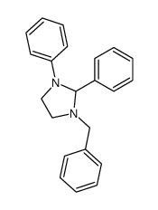 1-benzyl-2,3-diphenyl-imidazolidine结构式