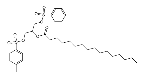 1,3-bis(tosyloxy)propan-2-yl palmitate结构式