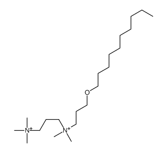 3-[[3-(decyloxy)propyl]di(methyl)ammonio]tri(methyl)propylammonium dichloride, branched and linear结构式