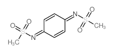 Methanesulfonamide,N,N'-2,5-cyclohexadiene-1,4-diylidenebis- structure