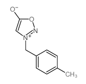 1,2,3-Oxadiazolium,5-hydroxy-3-[(4-methylphenyl)methyl]-, inner salt picture