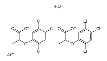 bis[2-(2,4,5-trichlorophenoxy)propanoyloxy]aluminum,hydrate结构式