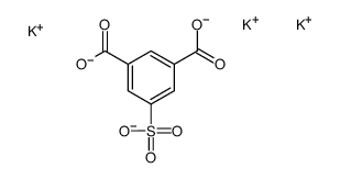 5-sulphoisophthalic acid, potassium salt structure