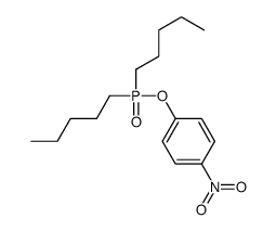 4-nitrophenyl di-N-pentylphosphinate structure