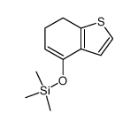 4-Trimethylsiloxy-6,7-dihydrobenzo[b]-thiophen Structure