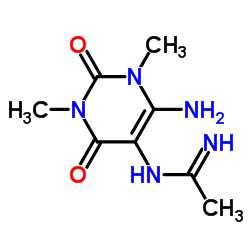 Ethanimidamide, N-(6-amino-1,2,3,4-tetrahydro-1,3-dimethyl-2,4-dioxo-5-pyrimidinyl)- (9CI)结构式