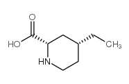 2-Piperidinecarboxylicacid,4-ethyl-,cis-(9CI) structure