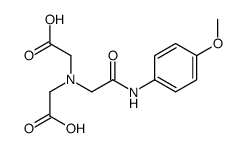 2-[carboxymethyl-[2-(4-methoxyanilino)-2-oxoethyl]amino]acetic acid Structure