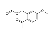 (2-acetyl-5-methoxyphenyl)methyl acetate Structure