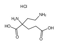 2-amino-2-(2-aminoethyl)pentanedioic acid hydrochloride Structure