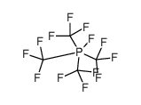 fluoro-tetrakis(trifluoromethyl)-λ5-phosphane结构式