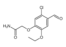 Acetamide, 2-(5-chloro-2-ethoxy-4-formylphenoxy) structure