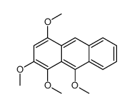 1,2,4,9-tetramethoxyanthracene结构式