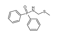 N-(methylthiomethyl)diphenylphosphonic acid结构式