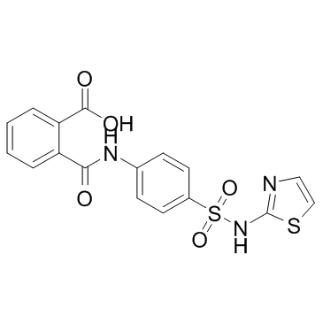 酞磺胺噻唑结构式