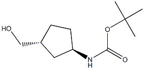 (trans-3-Hydroxymethyl-cyclopentyl)-carbamic acid tert-butyl ester picture