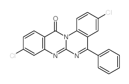 3,9-Dichloro-5-phenyl-12H-quinazolino[3,2-a]quinazolin-12-one Structure