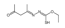 O-ethyl N-(4-oxopentan-2-ylideneamino)carbamothioate Structure