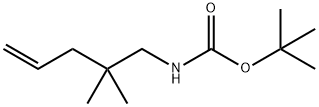 tert-butyl (2,2-dimethylpent-4-en-1-yl)carbamate Structure