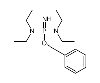 N-[diethylamino(phenoxy)phosphinimyl]-N-ethylethanamine Structure