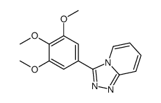 3-(3,4,5-trimethoxyphenyl)-[1,2,4]triazolo[4,3-a]pyridine结构式