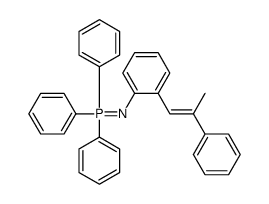 triphenyl-[2-(2-phenylprop-1-enyl)phenyl]imino-λ5-phosphane Structure