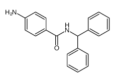 4-amino-N-benzhydrylbenzamide结构式