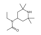 N-ethyl-N-(2,2,6,6-tetramethylpiperidin-4-yl)acetamide结构式