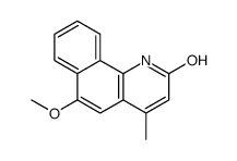 6-methoxy-4-methyl-1H-benzo[h]quinolin-2-one Structure