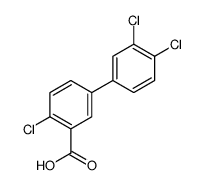 2-chloro-5-(3,4-dichlorophenyl)benzoic acid结构式