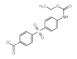 Carbamic acid,[4-[(4-nitrophenyl)sulfonyl]phenyl]-, ethyl ester (9CI) Structure