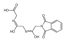 N-[N-[(1,3-dihydro-1,3-dioxo-2H-isoindol-2-yl)acetyl]glycyl]glycine Structure