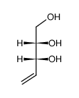 (2S,3R)-pent-4-ene-1,2,3-triol Structure