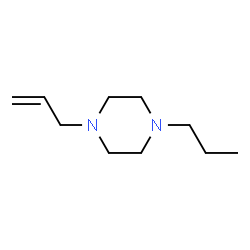 Piperazine, 1-(2-propenyl)-4-propyl- (9CI)结构式