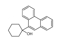 1-phenanthren-9-ylcyclohexan-1-ol Structure